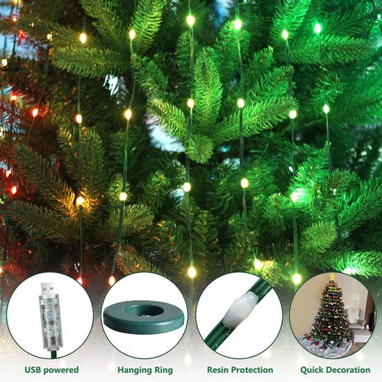 Nova Belle kerstboomverlichting (740 cm) (stekker met timer) (370 LED