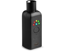 BeamZ WD1M EazyLink draadloze DMX-zender - DMX dongel met ingebouwde accu - 3-pin