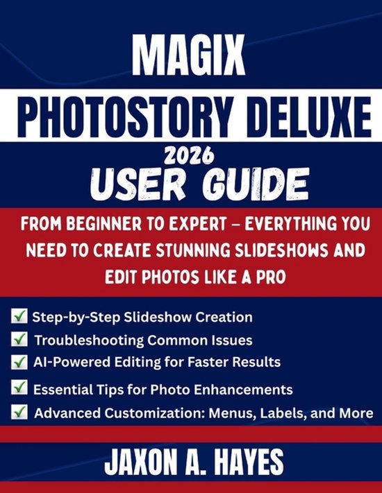 Magix Photostory Deluxe 2026 User Guide - cover