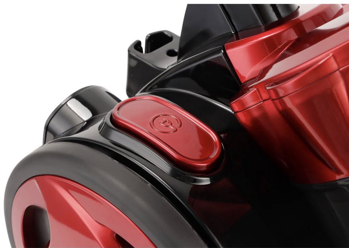 Swiss Pro+ Stofzuiger Zonder Zak - Red - Stofzuigers - Vacuum Cleaner Zakloos - 1600W - Sterke Zuigkracht - HEPA Filter - Compact, Licht & Krachtig - Gemakkelijk Schoon Te Maken — afbeelding 3