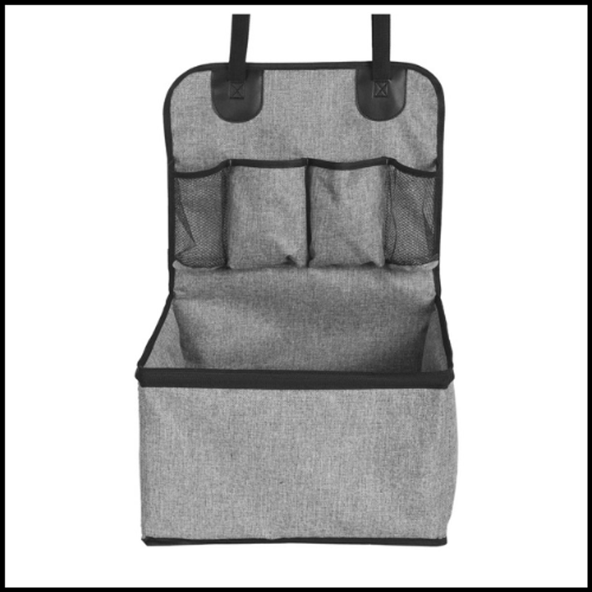 Hondenautostoel Verhoogde Zitmand – Autostoel Voor Honden – Voorzitstoel Huisdierzitje – Opbergvakken – Veilig Reizen – Compact Opvouwbaar – Comfortabele Bekleding