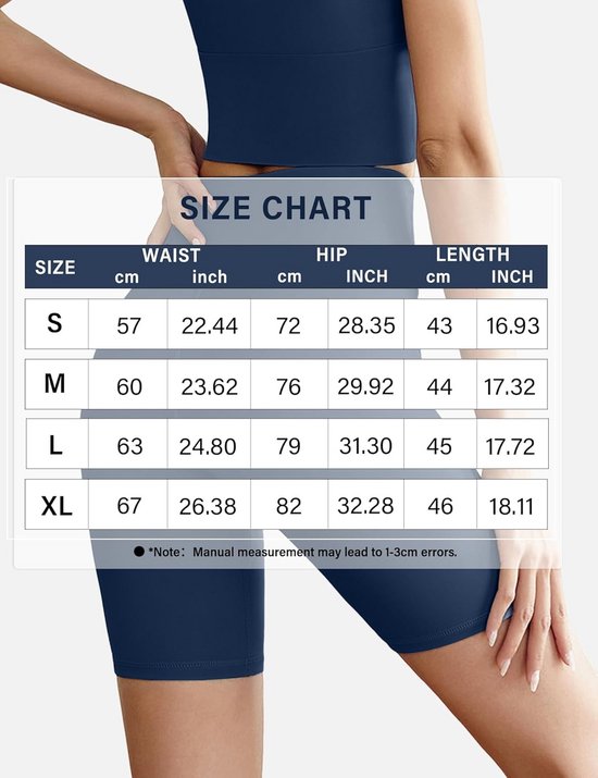 Dames Sportshorts Hoge Taille Push-Up Yoga & Hardloopshorts — afbeelding 3