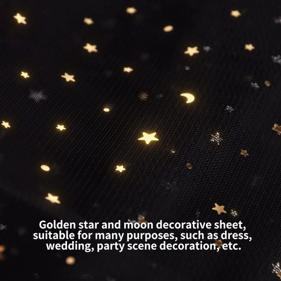 Tule stof, tule stof, per meter, glinsterende stof, netstof, glittergaren