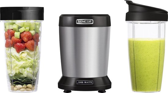 Krachtige Blender Keukenmixer voor Smoothies en Soepen - 2 BPA-vrije Bekerhouders — afbeelding 2
