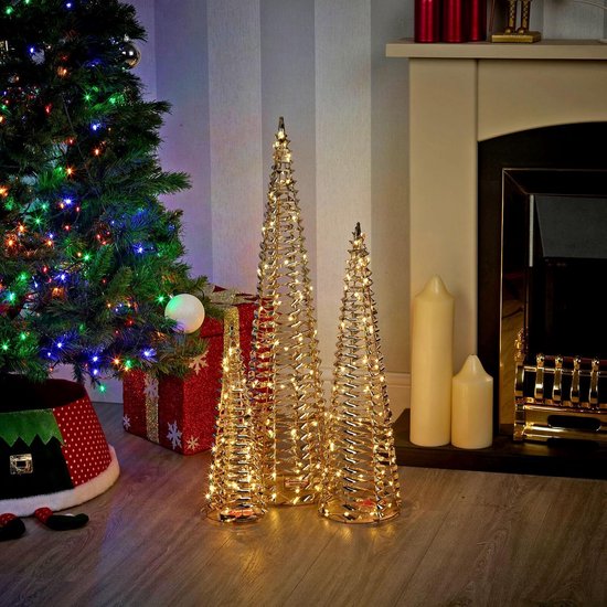 The Christmas Shop | Only Natural kerstboom - Roze - 15cm