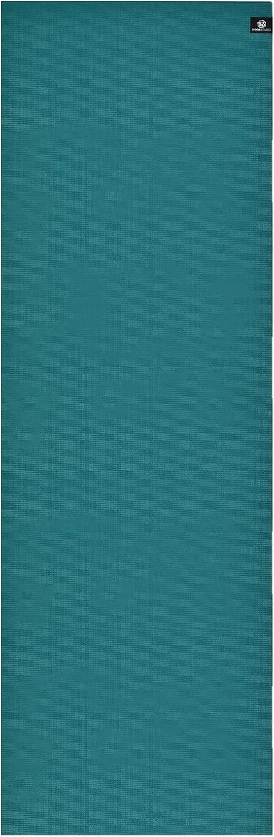 Yogamat - Fitnessmat - Yoga oefenen - Antislip basis - 183x61cm - Blauwgroen van Yogamat — afbeelding 4