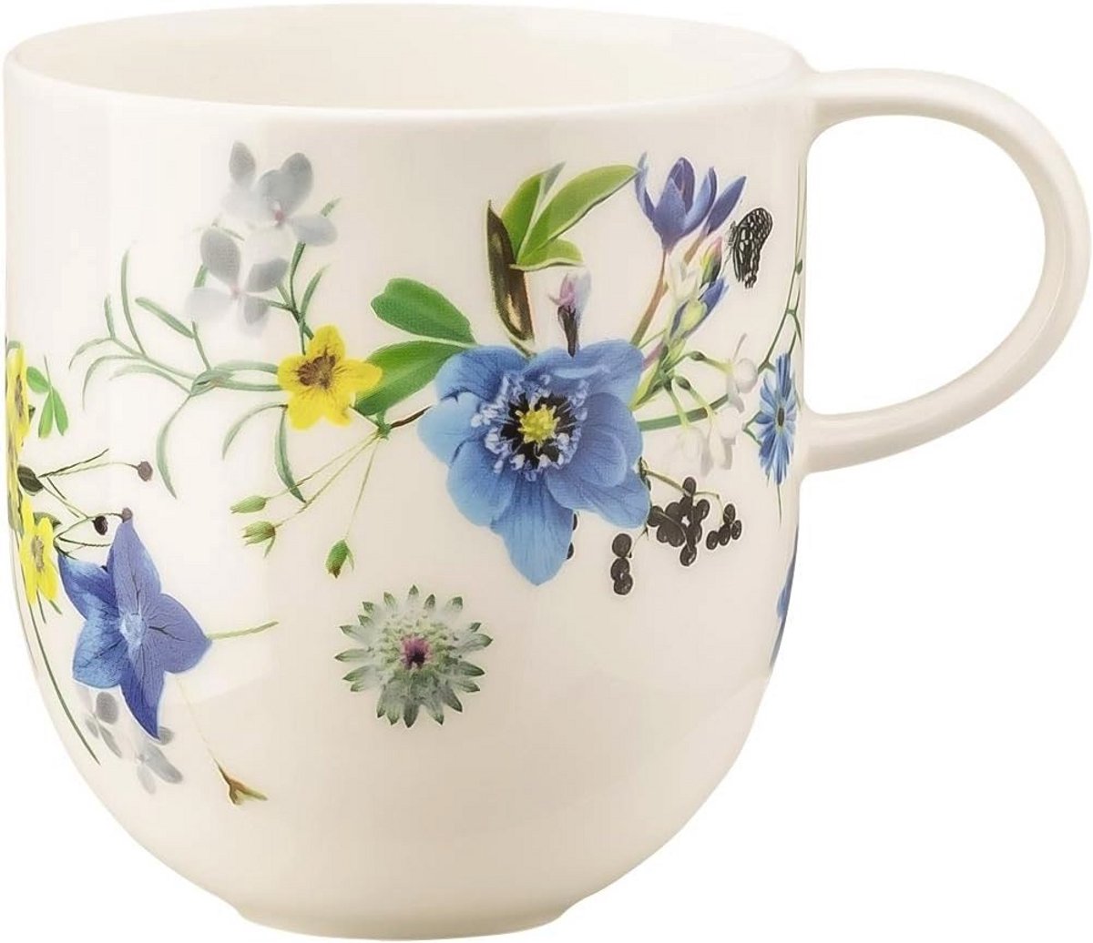 Beker met Handvat en Bloemenmotief