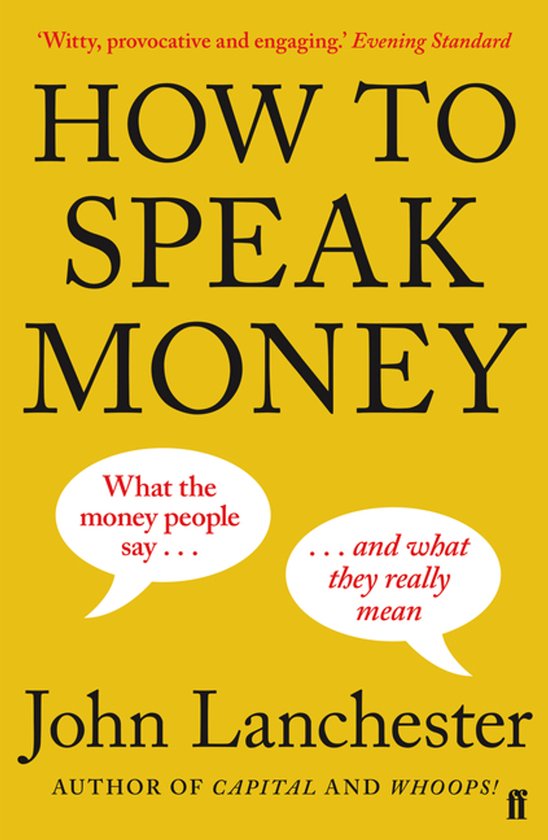 How To Speak Money - cover