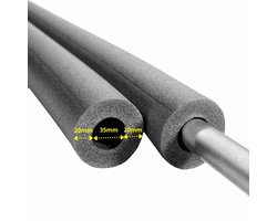 Isolatie buis 2m, pijp isolatie Ø 35 mm x 20 mm, isolatieslang