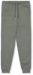 Olijfgroene joggingbroek met trekkoord en nauwsluitende enkelboorden.