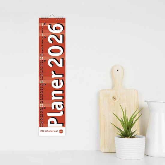 Timr Tr327 3 Maandenkalender 2026, Wandkalender Maanden Met Schuiver 70 Cm Driemaandenkalender Meertalig D Gb F Es Motief Palmstrand En Zee 2297647931
