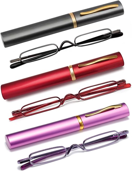 Mini Leesbril Met Metalen Montuur En Penclip Compact En Duurzaam Bol Mini Leesbril Met Metalen Montuur En Penclip Compact En Duurzaam Bol