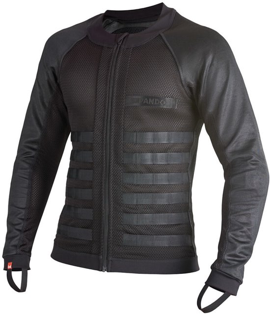 Pando Moto Commando UH Zwarte Textieljas - Maat XS - Jas