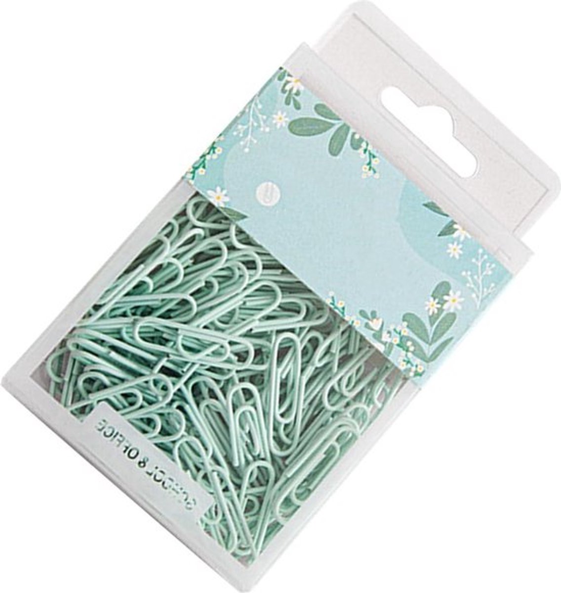 70 Stuks Duurzame Roestvrijstalen Ijzeren Paperclips - Levendige Kleuren - Schoolkantoorbenodigdheden - Muntgroen .