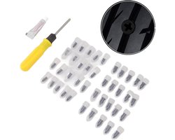 Bandenreparatieset - Lekke band reparatie - Onderweg - Twee maten - 61 delig - Niet gespecificeerd