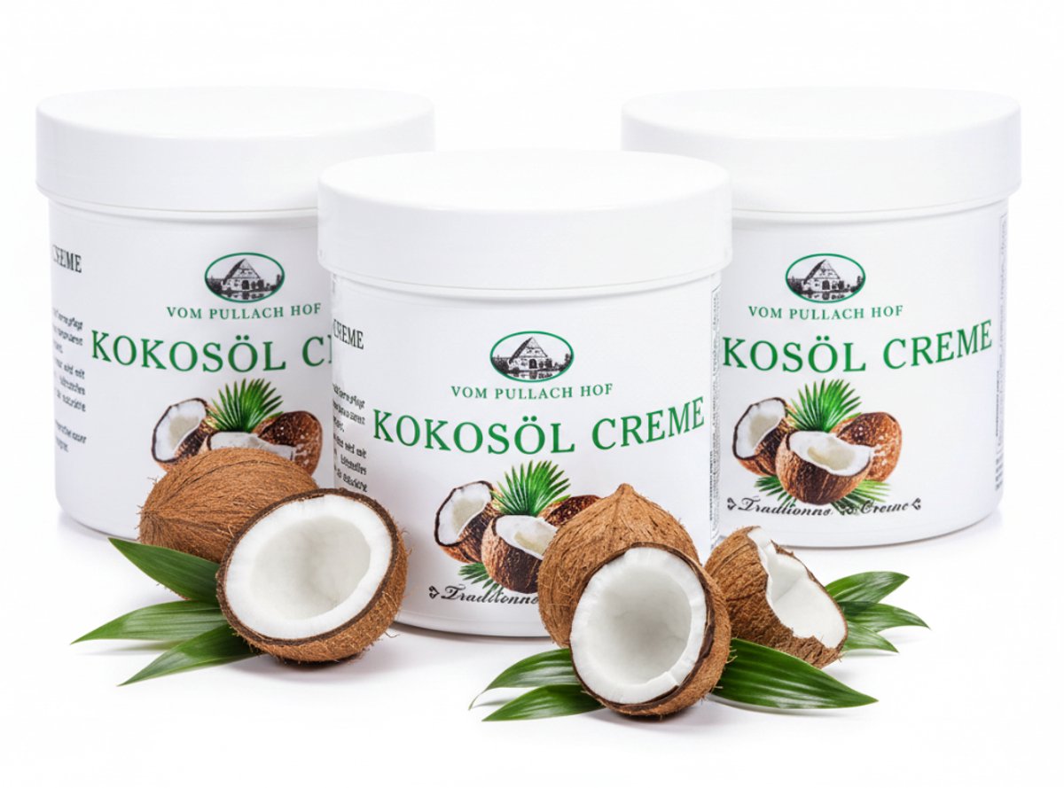 3-Potten Kokosolie Crème 250ml