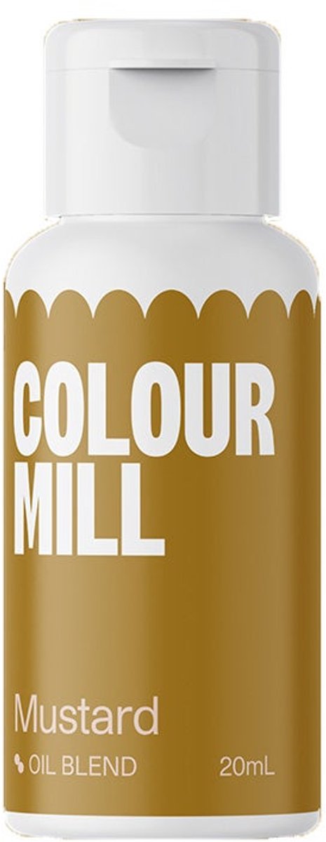Colour Mill Oil Blend Voedingskleurstof op Oliebasis - Mustard - 20ml