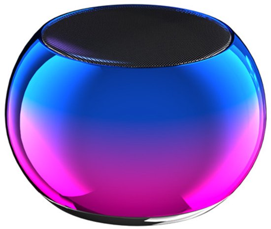 Draagbare Bluetooth mini-luidspreker 360° surround sound basmembraan aluminiumlegering compact