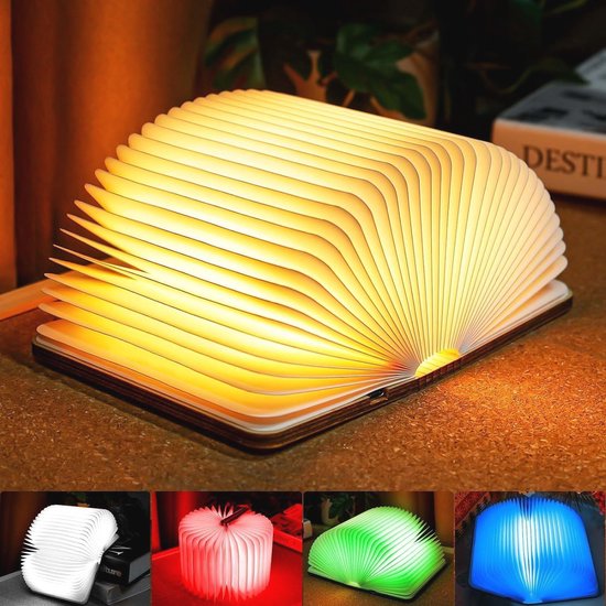 Klemlamp voor in bed - LED leeslamp kinderen - USB oplaadbaar - Dimbaar