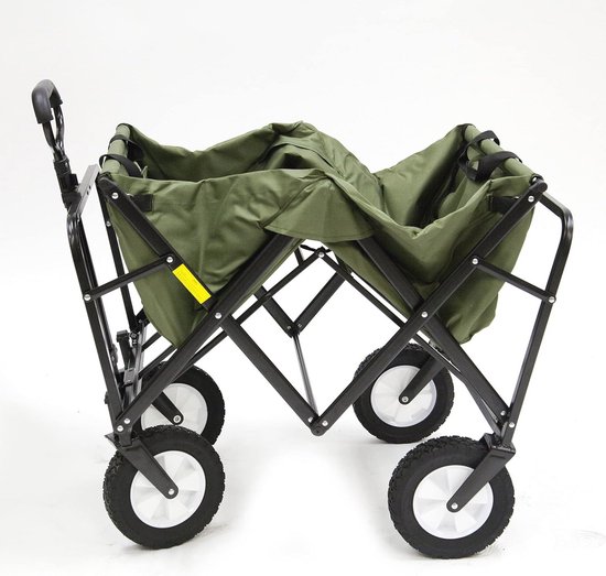 Tuinwagen voor Sport en Strand - Inklapbare Bolderkar met XL-wielen — afbeelding 2
