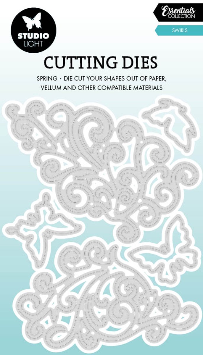 Cutting die Swirls - Essentials nr. 1078