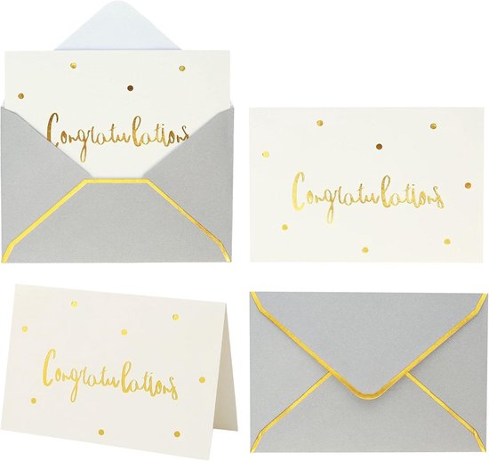 Zimocepuz Blanco kaarten en enveloppen, 20 elegante blanco wenskaarten en enveloppen, 5 verschillende bloemmotieven, 15 cm x 10 cm, briefpapier set voor alle gelegenheden