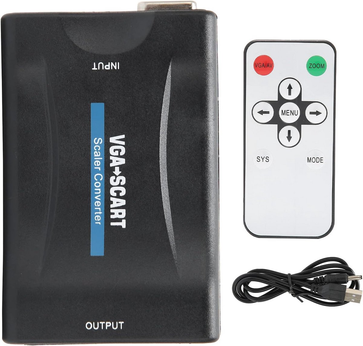 VGA naar SCART Adapter Converter - HD Video Verbinding voor Computer en TV