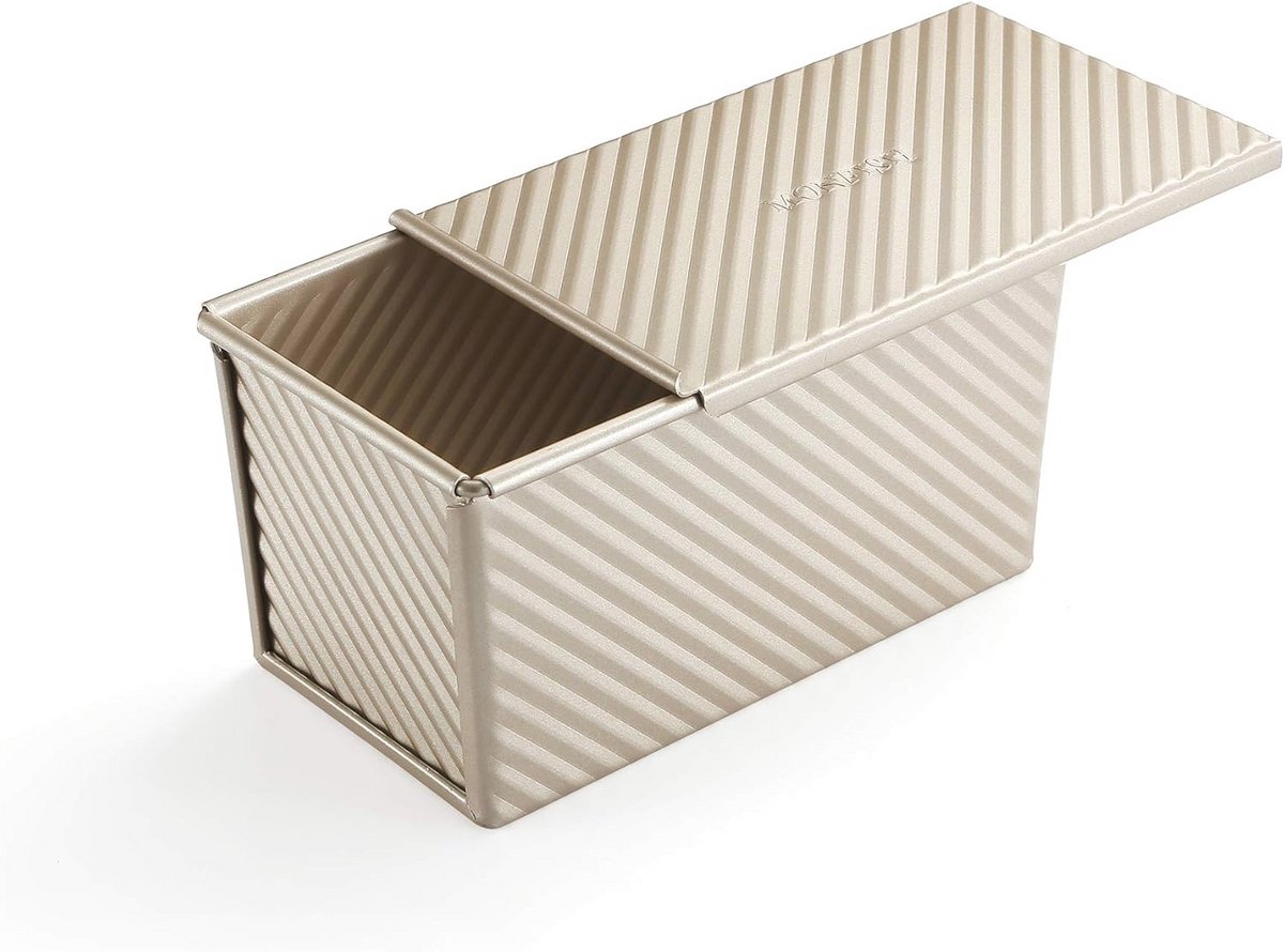 Broodpan met Deksel 450 g - Antiaanbak Loaf Tin voor Thuisbakken