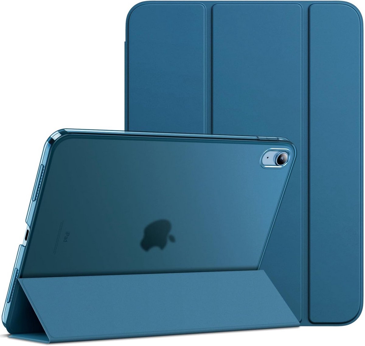 Slimme Harde Hoes voor iPad 11e/10e Generatie met Auto Wake/Sleep Functie - Teal Blauw