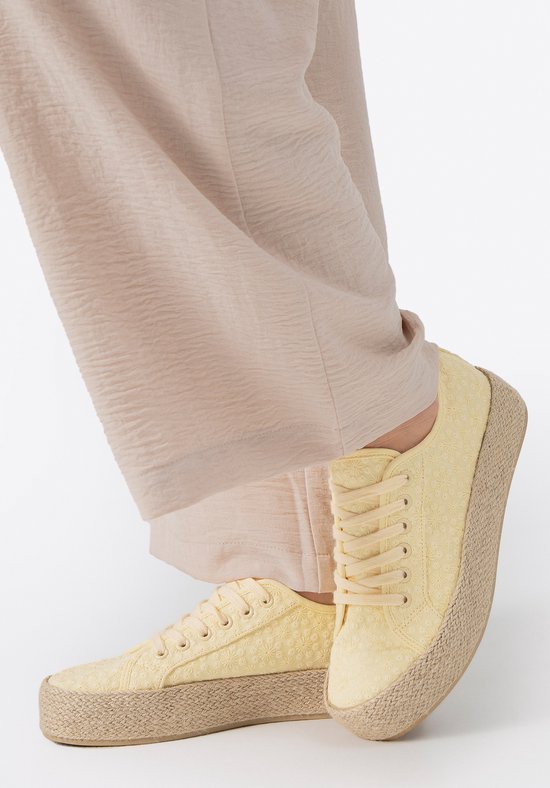 Wittchen - Baskets Femme - Jaune - Synthétique - Semelles Paille
