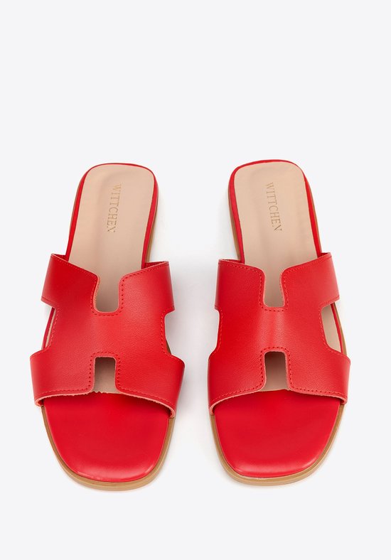 Wittchen - Sandales en H - Rouge - Cuir Naturel