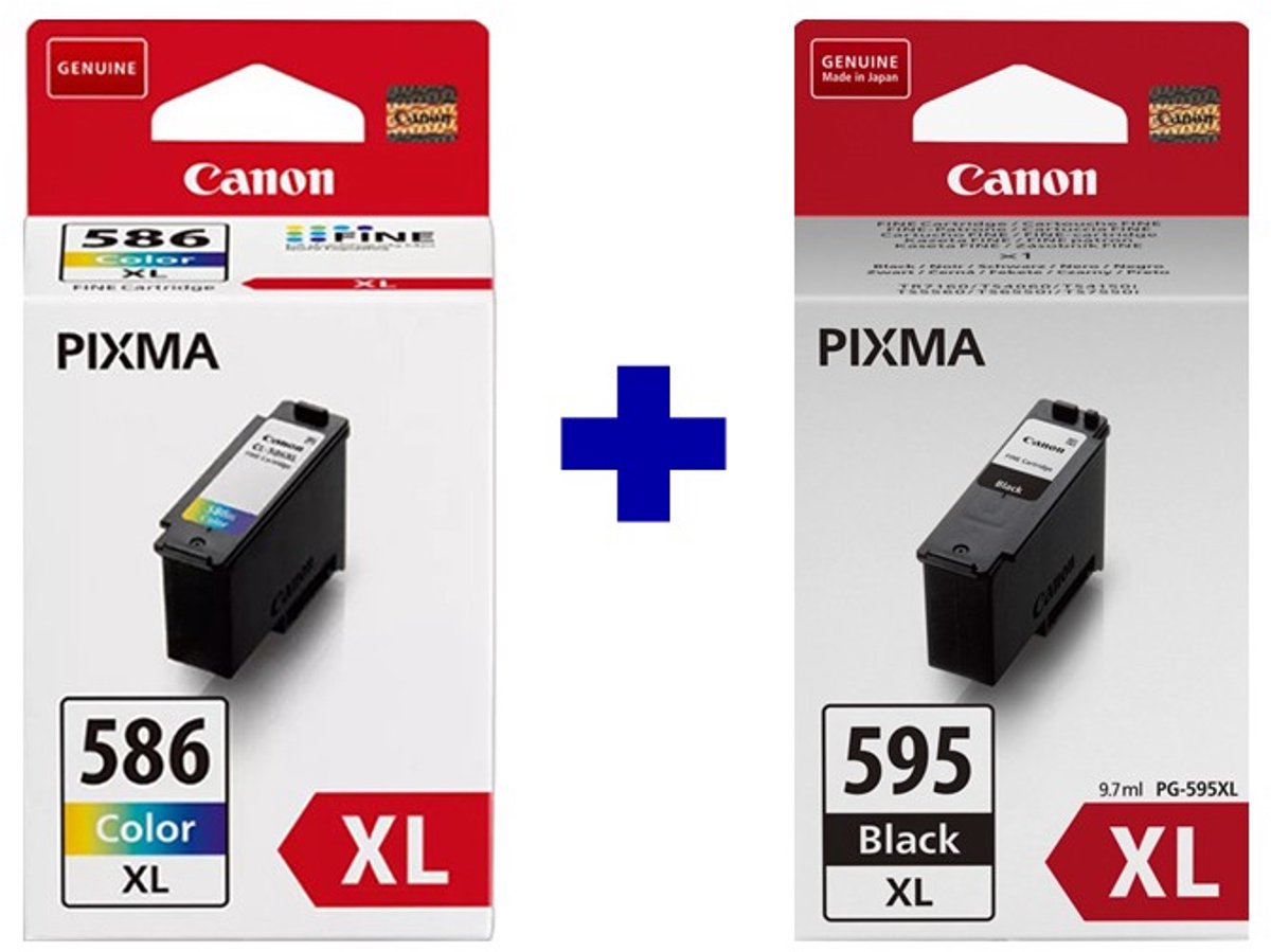 Canon PG-595XL + CL-586XL - Inktcartridge - Origineel - Hoge capaciteit - Kleur en Zwart + Retourzakje