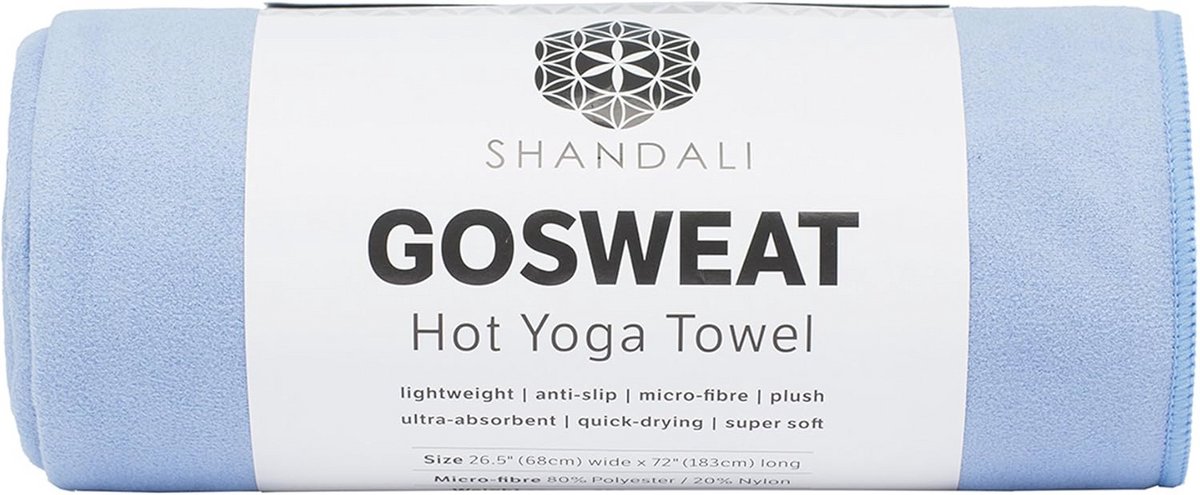 Antislip Hot Yoga Handdoek - Superabsorberende Microvezel Yoga Handdoek voor Bikram, Pilates en Yogamatten