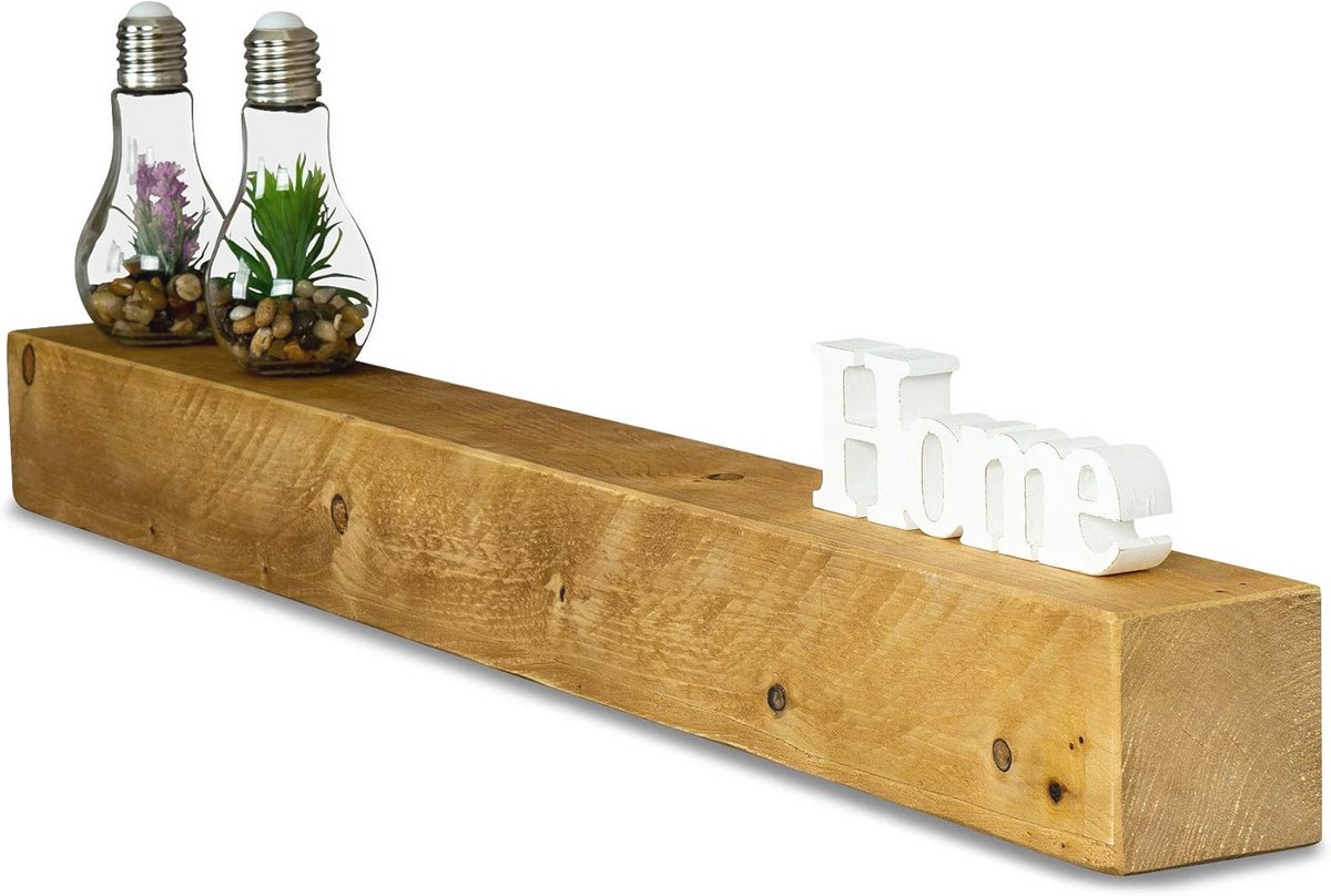 Wandrek Massief Hout 100x10cm