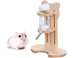Gsedaox- Hamster Drinkfles -Drinkflessen voor Knaagdieren 125 ml - Anti-Druppel Waterdispenser voor Konijnen, Cavia's & Chinchilla's