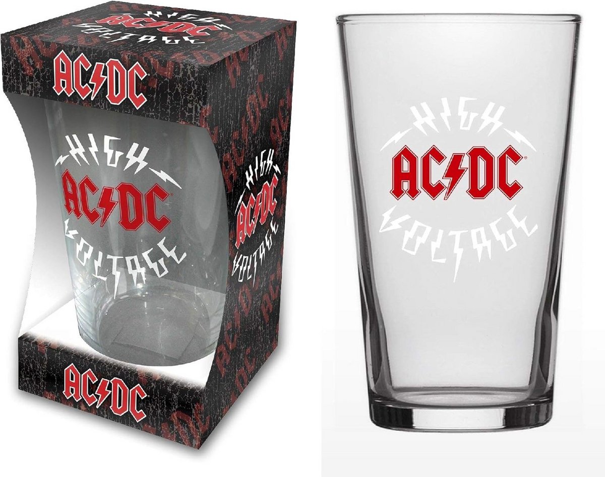 Hoog Voltage Bierglas 570ml - Stevige Pint voor Fans