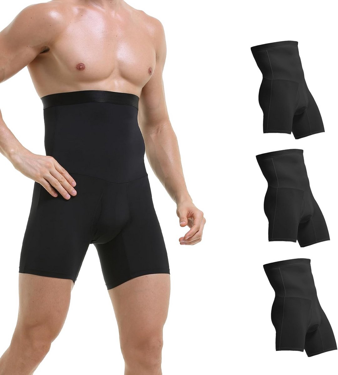 Vormende Boxershorts Heren voor Buikcontrole en Slank Silhouet
