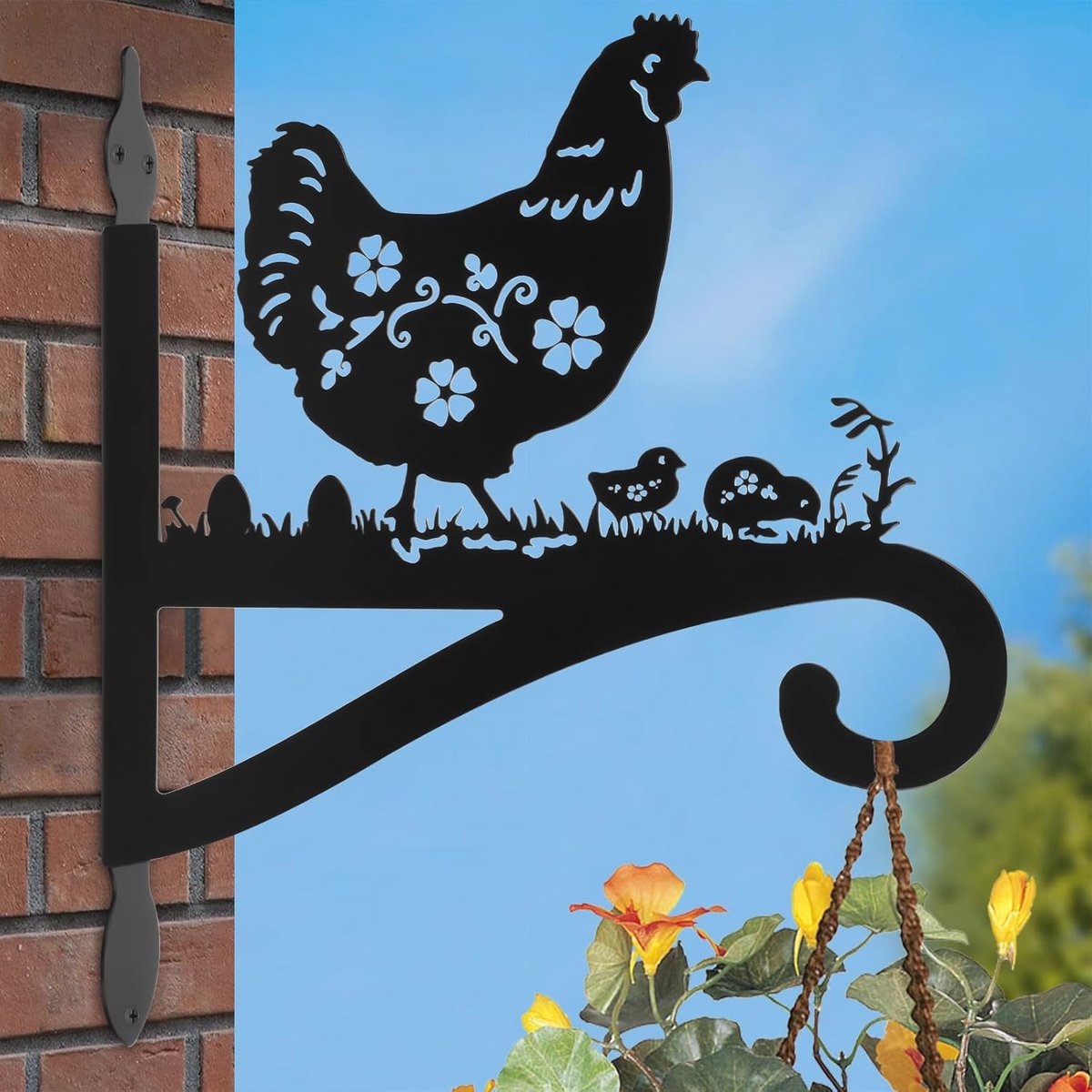 Metalen Plantenhangers Buiten - Hangende Plantenbeugels voor Manden, Vogelvoeders en Windgongen