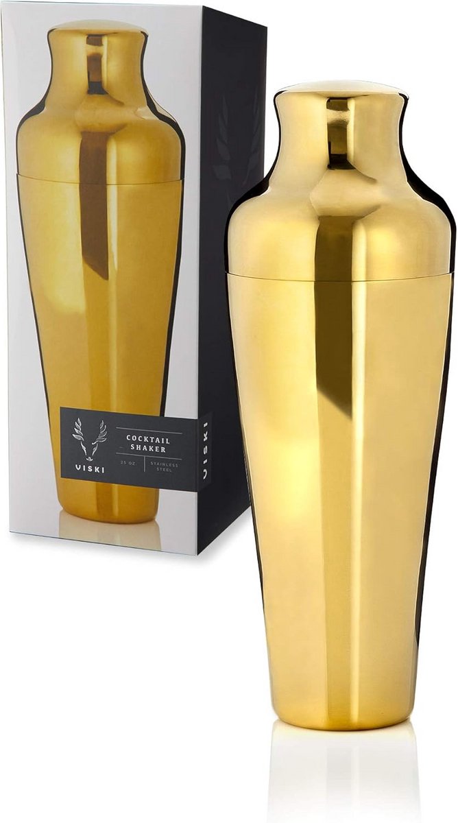 Professionele Cocktail Shaker Koper - Boston Stijl Shaker Set voor Mixdrankjes