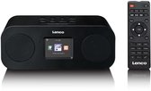 Lenco Internetradio - Stereo Internet Radio met Wifi DAB en FM - Bluetooth 5.3 - Wekkerradio - DIR-121BK - Zwart