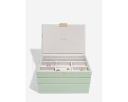 STACKERS SAGE GREEN - Sieradendoos - Juwelendoos - Sieradenhouder - Sieraden Organizer