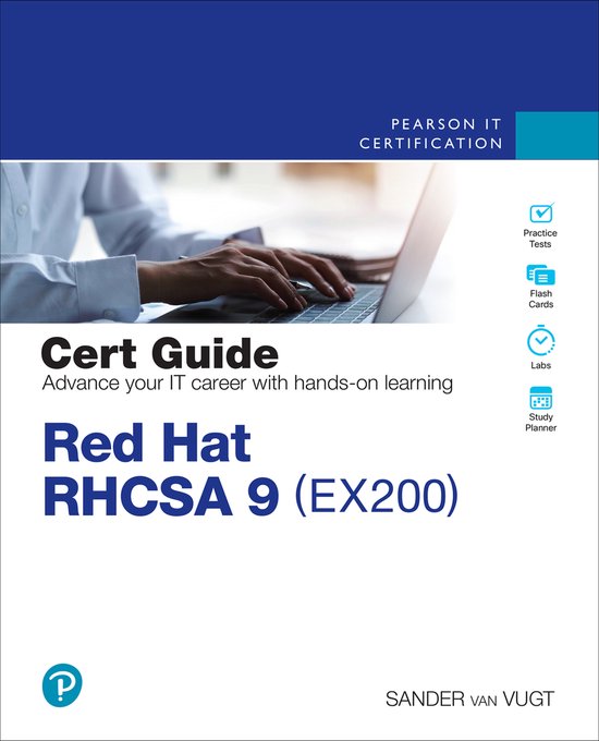 Certification Guide- Red Hat RHCSA 9 Cert Guide - cover