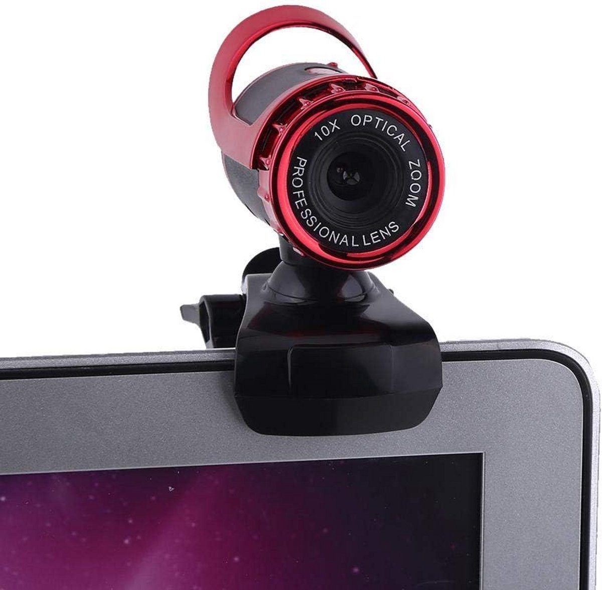 HD Webcam met Microfoon voor PC en Laptop - Plug & Play USB Camera
