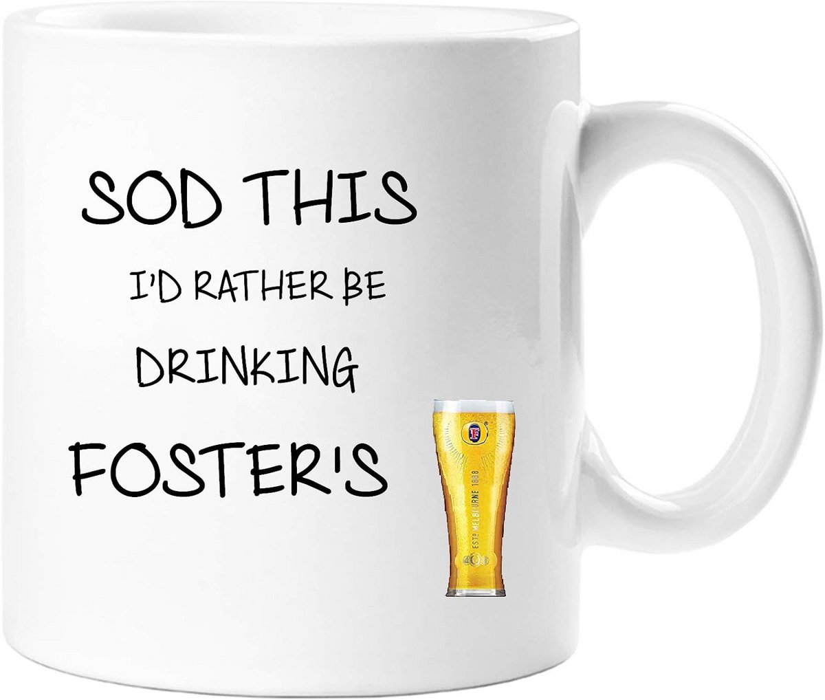 Grappige Koffiemok Cadeau voor Bierliefhebbers - Leuk Verjaardagscadeau