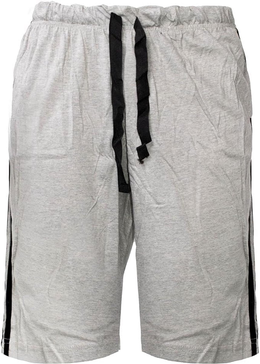 Comfortabele Lounge Shorts voor Heren met Elastische Taille en Streepdessin