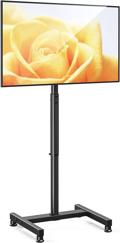 Cavus Edge Vloerstandaard 50 - 85 inch Zwart - Wolff TV Pijnacker