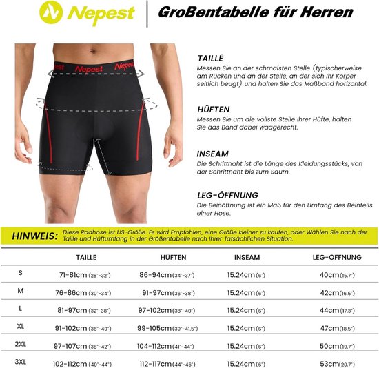 Heren e-bike fietsonderbroek met zeem | Webwinkel