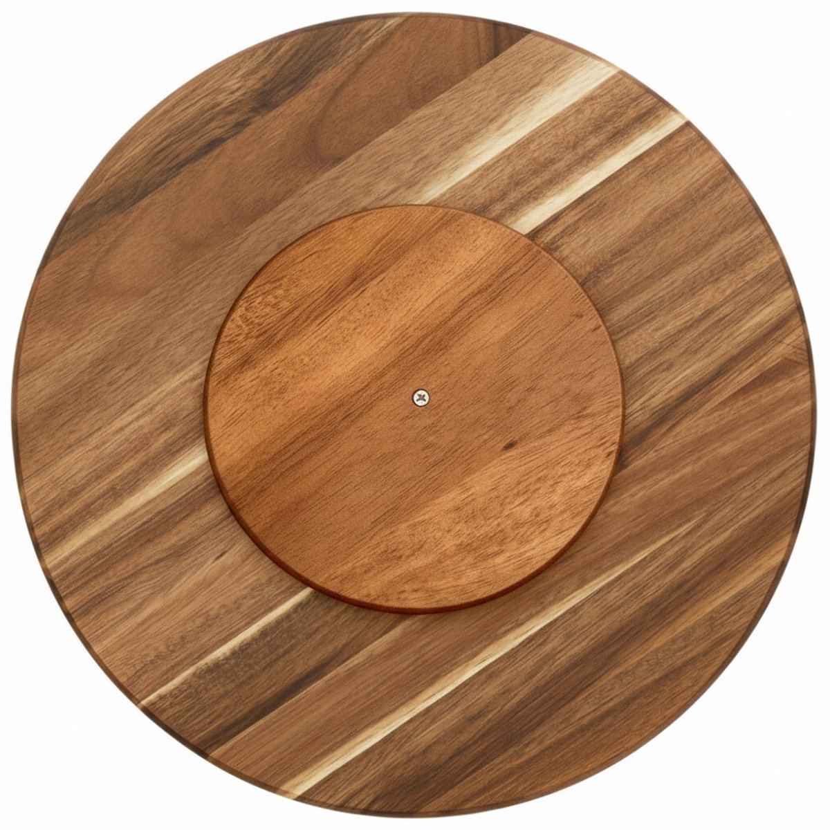 Draaiplateau Serveerplank Acacia hout – Draaischijf – XL – Ø50CM — cadeau in Kookcadeaus - foto 7