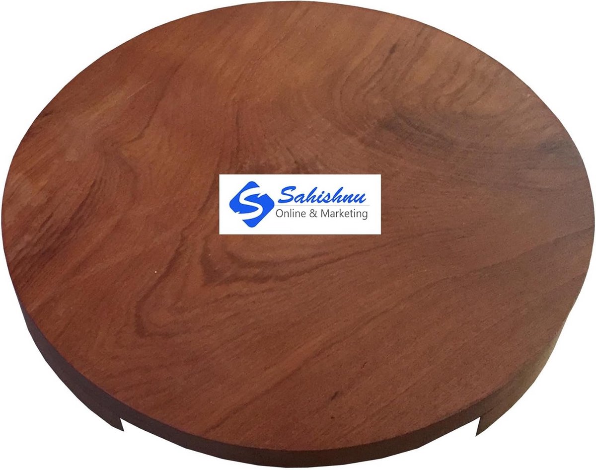 Ronde Houten Chakla Rolplank voor Traditioneel Bakken en Keukenwerk