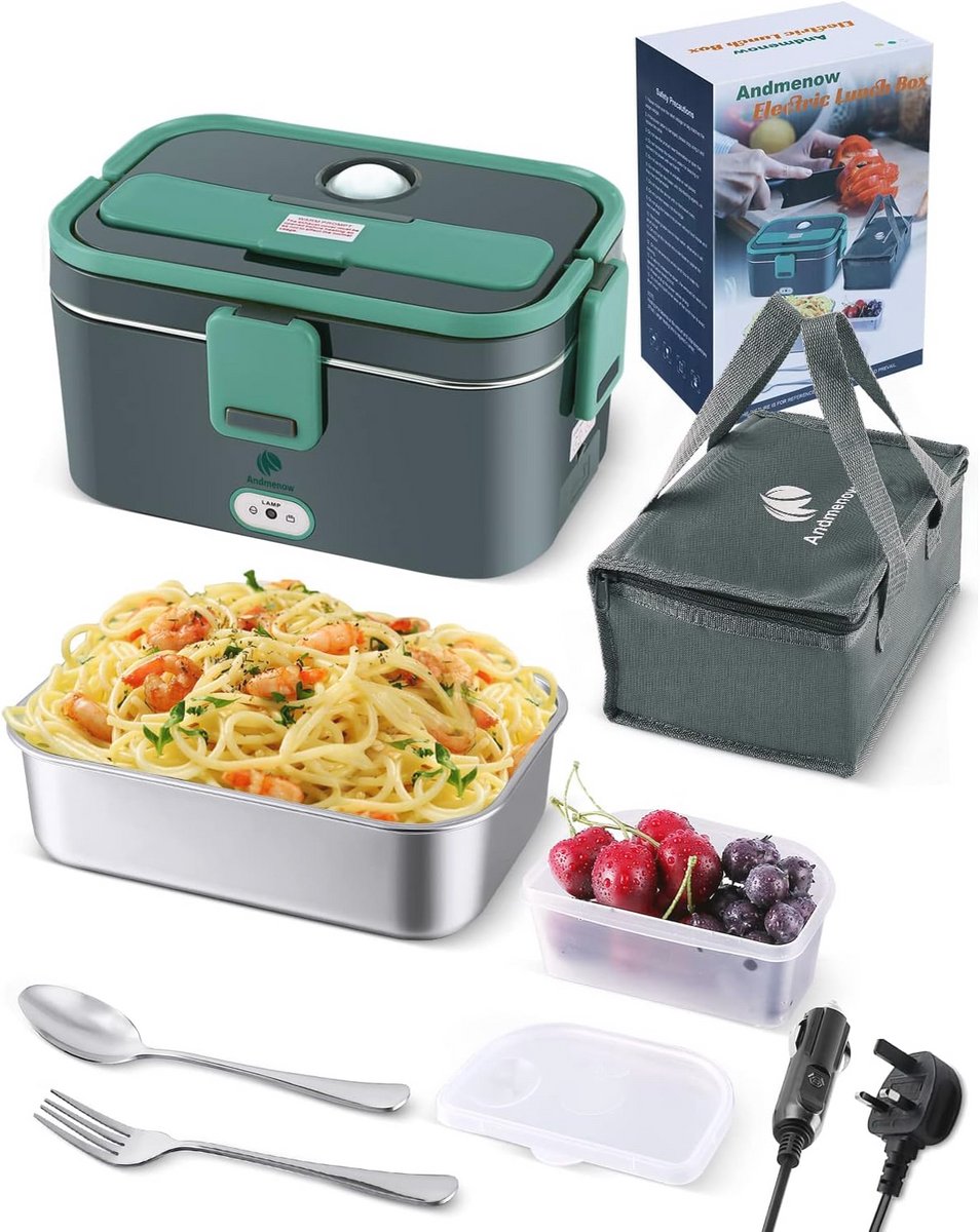 Snelle verwarming elektrische lunchbox - 70W, 1,8L voor thuis en onderweg